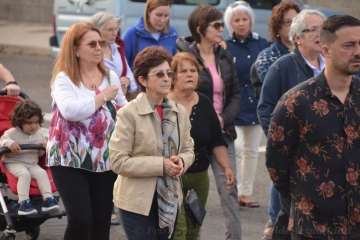 Procesión religiosa por el Valle de Jinámar-Telde (Foto F.J. Santana)